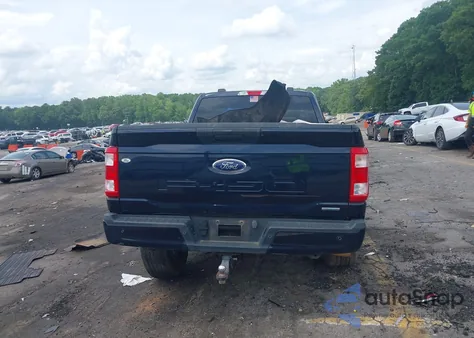 2023 Ford F150 Xl из США, поврежденный, VIN 1FTEX1EP6PKD76522